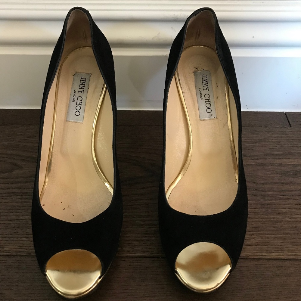 Jimmy Choo black heels